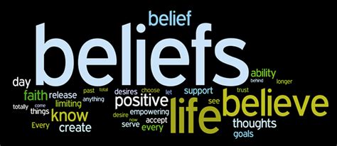 beliefs or believes